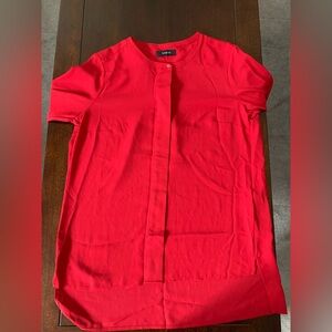 Autograph Vibrant Red Short Sleeve Tunic Top